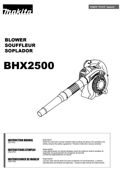 makita bhx2500 blower